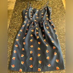 J.Crew Navy Watermelon Sundress